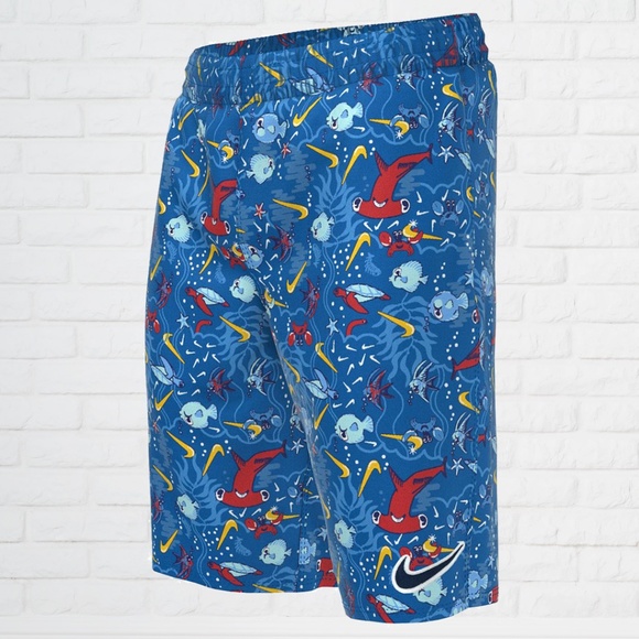 NWT Nike Sea Friends Lap Volley Swim Shorts - Royal Blue - Boys Medium/10-12